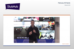 Live Webcasting All-Hands Meetings